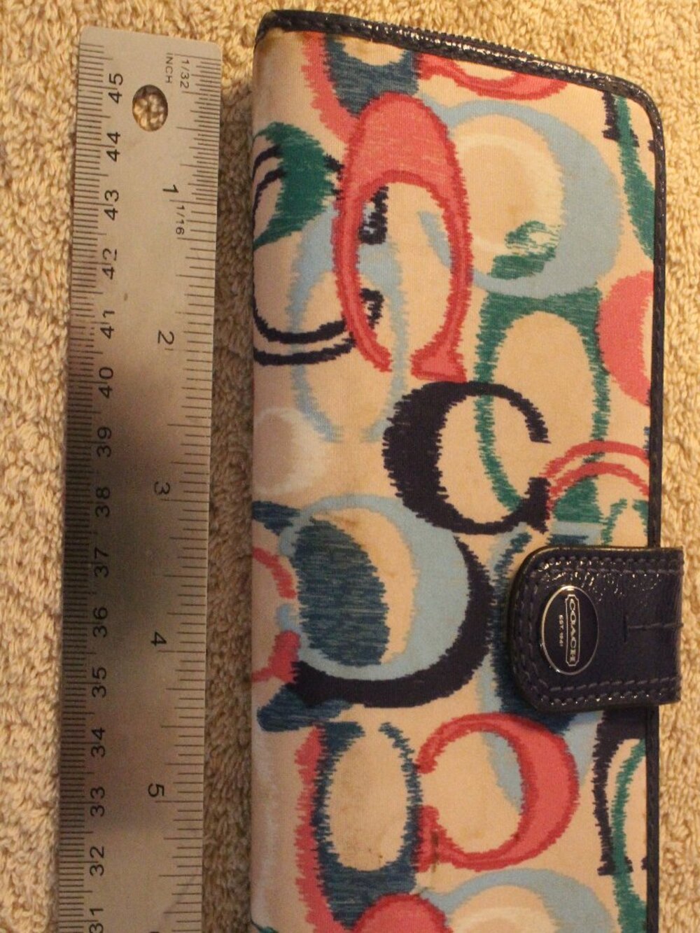 Coach Multicolor Signature C Wallet